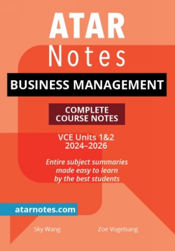 ATAR Notes: VCE Business Management 1&2 (2024-2026)